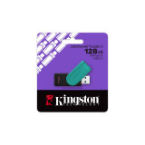 USB zibatmiņa Kingston DTXS/128GB Exodia S Black and Turquoise
