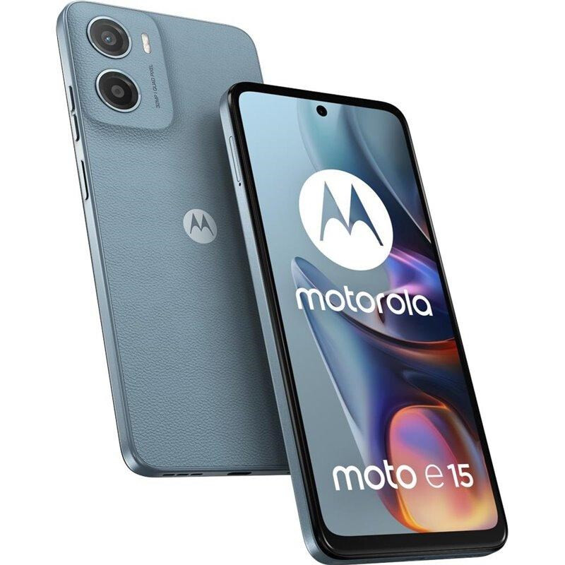 Mobilais tālrunis Motorola Moto e15 6.67" 2GB 64GB Misty Blue (PB6S0005PL)