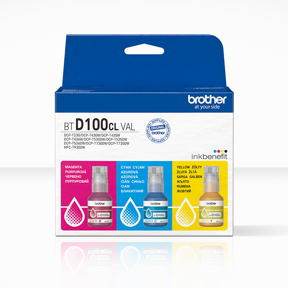 BROTHER Tusz Multipack BTD100CLVAL=BT-D100CLVAL