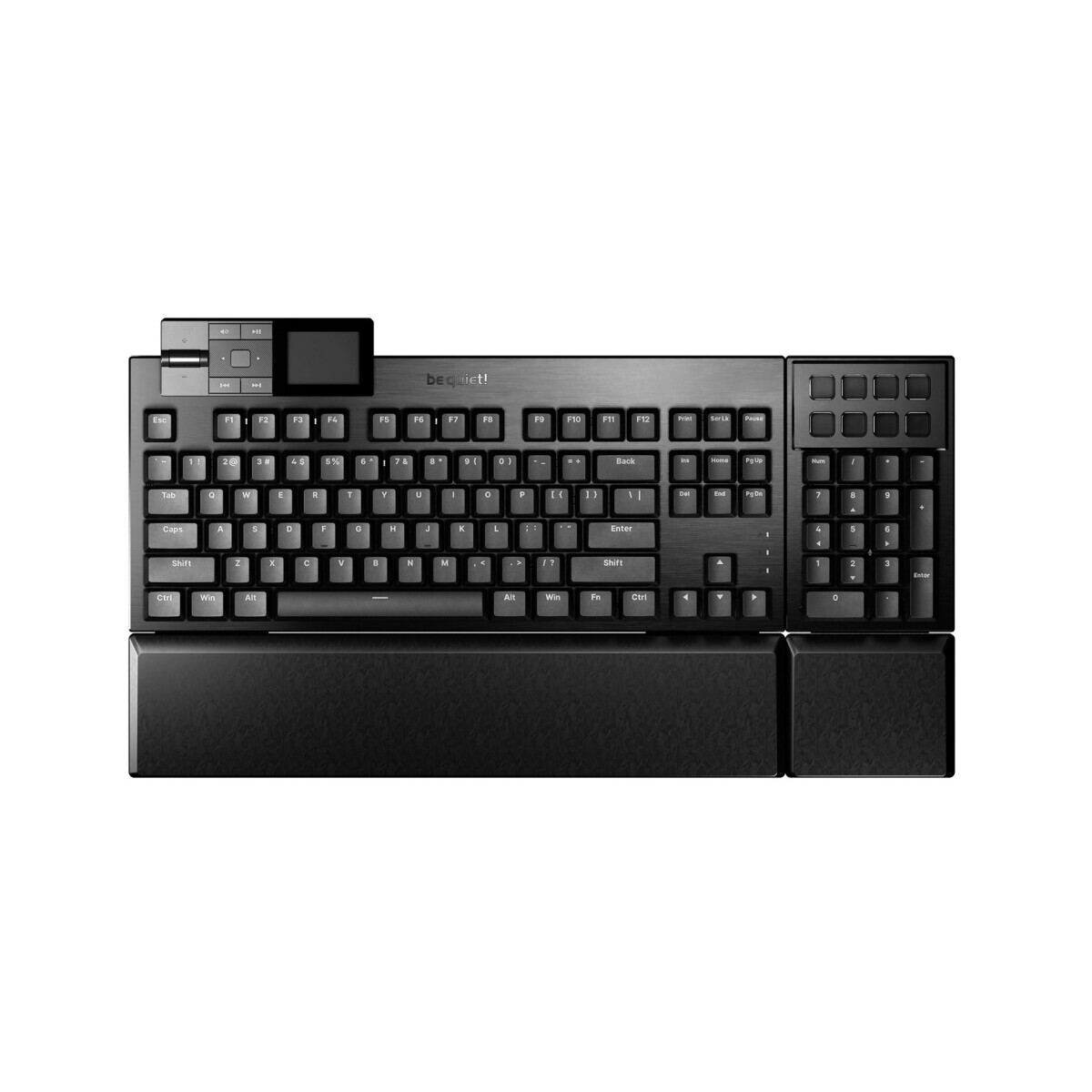 Tastatūra Be quiet! Dark Mount Silent Tactile US Black (BT002US) - foto 2