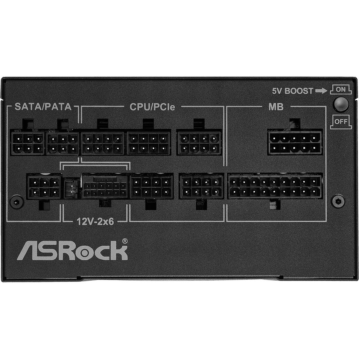 Barošanas bloks Asrock Phantom Gaming PG-1000G 750 W 20+4 pin ATX Black (90-UXP100-GFEAAB) - foto 2