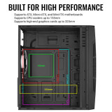 Datora korpuss AEROCOOL PGS TALON-A-BK-V1 RGB (AEROPGSTALON-A-BK-V1)