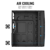 Datora korpuss AEROCOOL PGS TALON-A-BK-V1 RGB (AEROPGSTALON-A-BK-V1)
