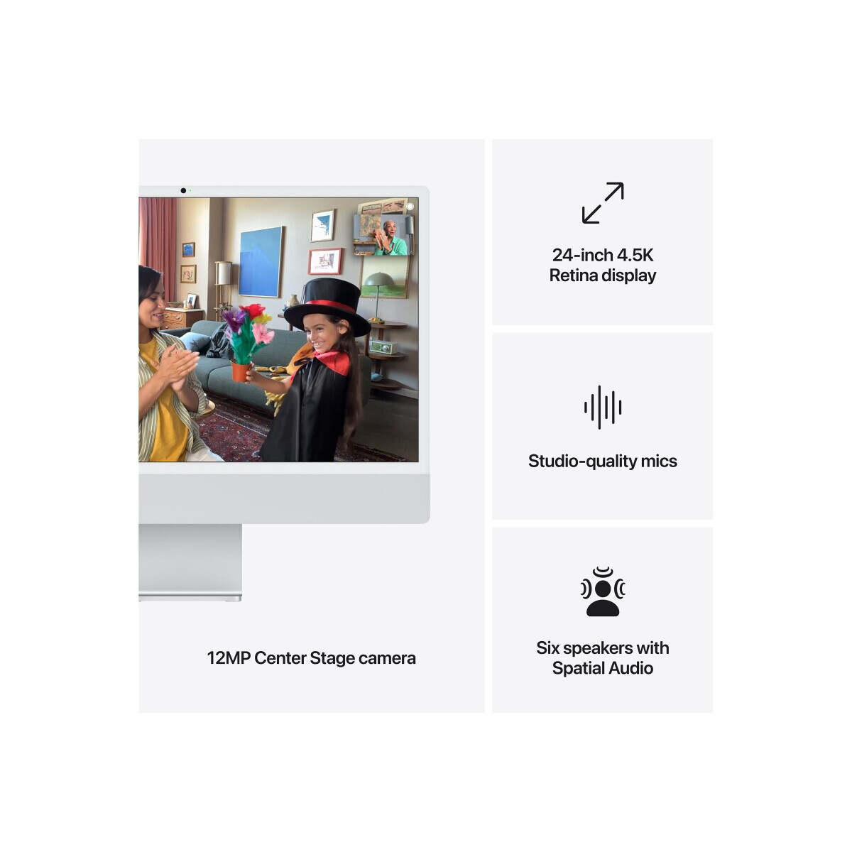 Monobloka dators APPLE IMAC 24 M4 (MWUC3ZE/A) - foto 4