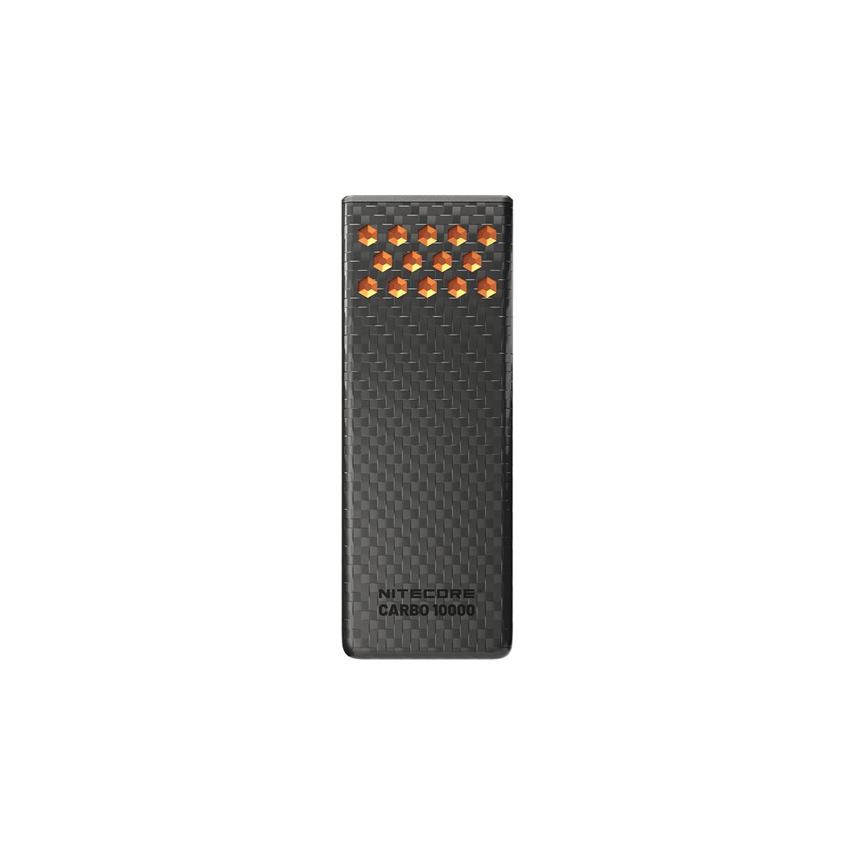 Ārējais akumulators NITECORE CARBO 10000 Gen2 ORANGE - CARBO 10000 GEN2 ORANGE