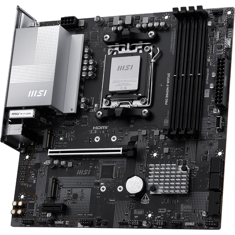 Procesors MSI PRO B840M-P WIFI6E (PRO B840M-P WIFI6E)