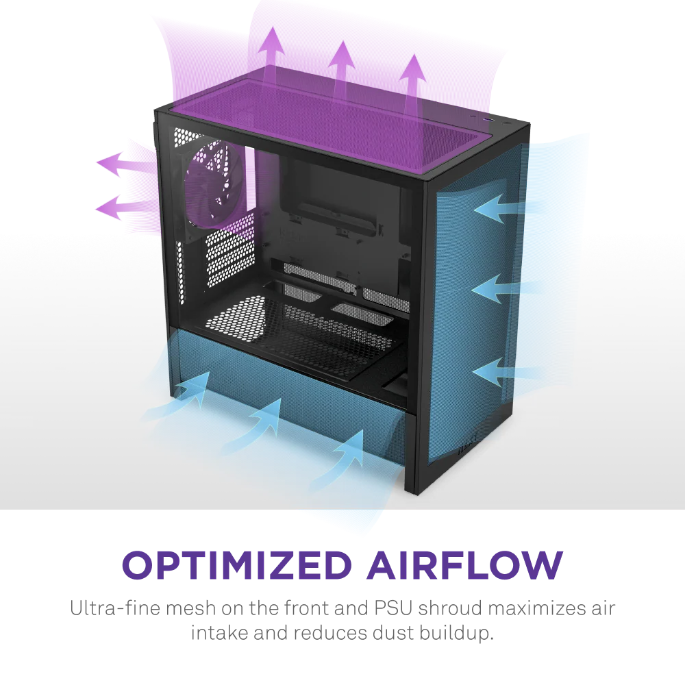 Datoru korpuss NZXT H3 Flow (CC-H31FB-01) - foto 4