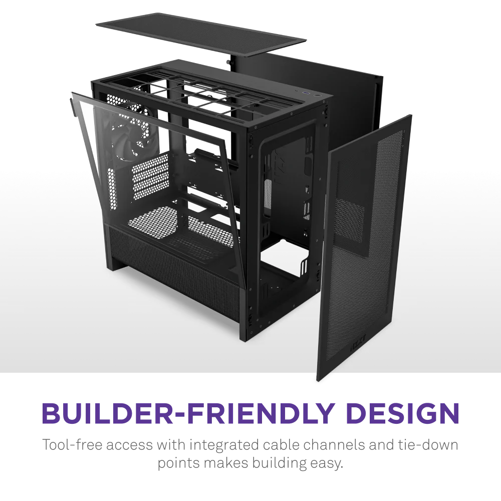 Datoru korpuss NZXT H3 Flow (CC-H31FB-01) - foto 6
