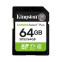 Atmiņas kartes Kingston’s Canvas Select Plus SD  SDS3/64GB