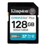 Atmiņas kartes Kingston’s Canvas Select Plus SD  SDG4/128GB
