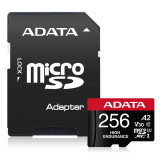 Atmiņas kartes ADATA AUSDX256GUI3V30SHA2-RA1 256GB MicroSDXC UHS-I Class 10 Black
