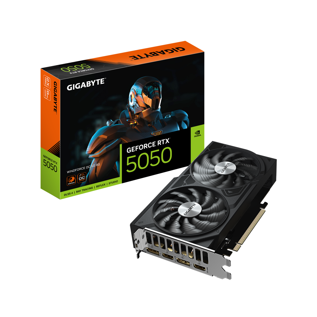 Videokarte Gigabyte GeForce RTX 5050 WINDFORCE OC V2 8G (GV-N5050WF2OCV2-8GD) - foto 5