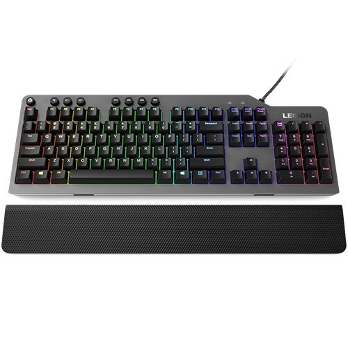 Tastatūra Lenovo Legion K500 QWERTY Black and Grey (GY40T26478)