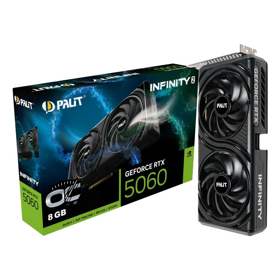 Videokarte Palit GeForce RTX 5060 Infinity 2 OC 8 GB GDDR7 (NE75060V19P1-GB2063L) - foto 5