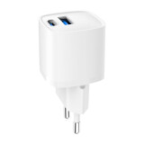 Lādētājs GEMBIRD CHARGER USB 20W 2PORT (TA-UC-PDQC20-W-01)