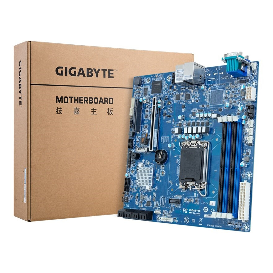Mātesplate serveriem Gigabyte MX34-BS0 1x LGA 1700 Intel Xeon E-2400 / 6300 C262 Blue (9MX34BS0MR-000) - foto 3