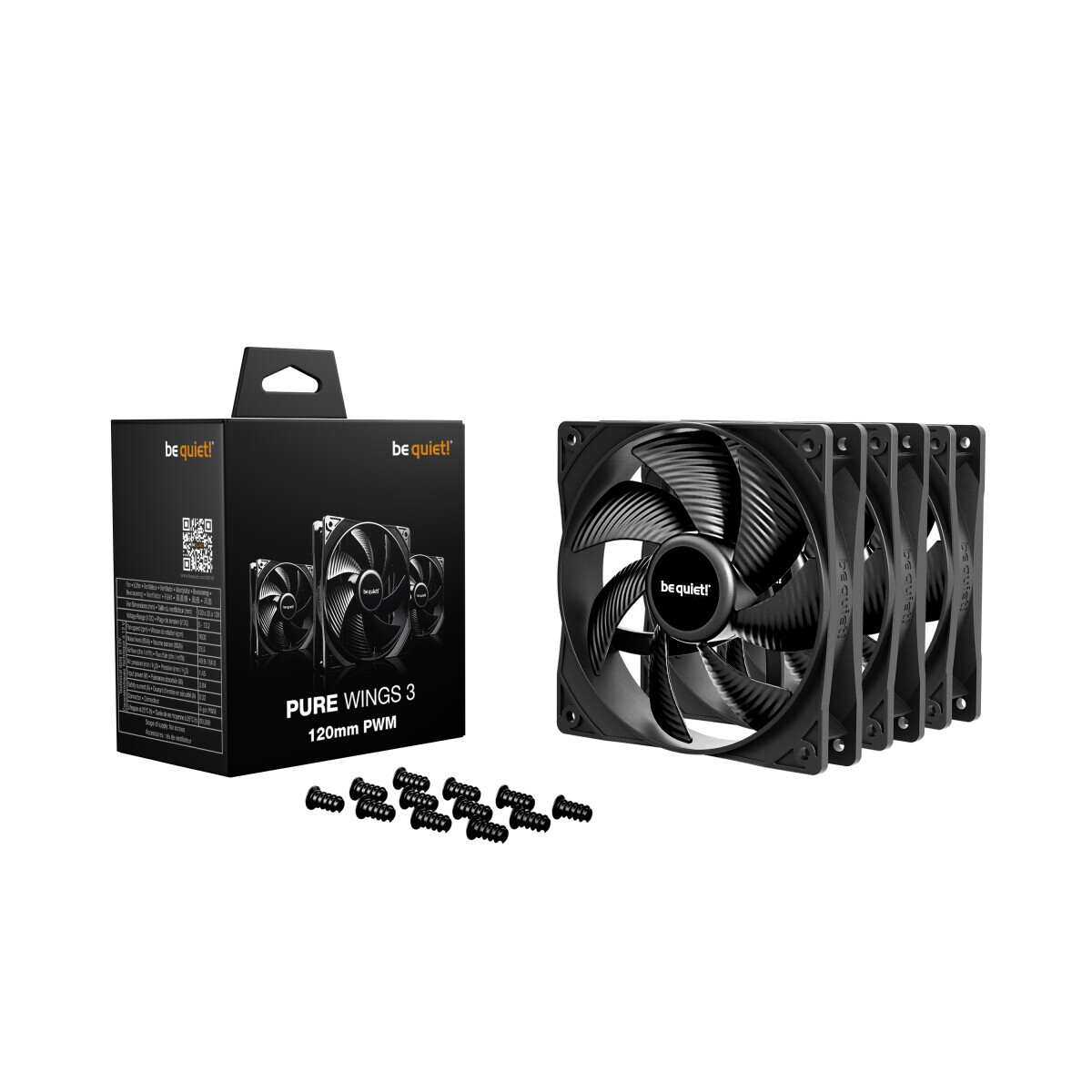 Korpusa dzesētājs BE QUIET  PURE WINGS 3 PWM 3-Pack (BL141) - foto 3