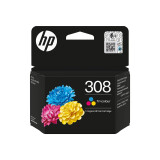 HP 308 Tri-color Original Ink Cartridge (7FP20UECE1)