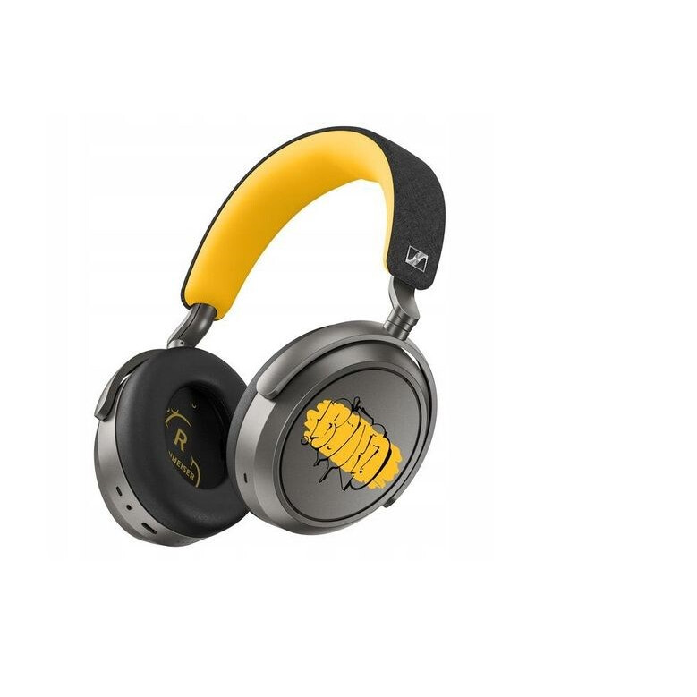 Austiņas Sennheiser Momentum 4 Wireless Black and Yellow (800072) - foto 2