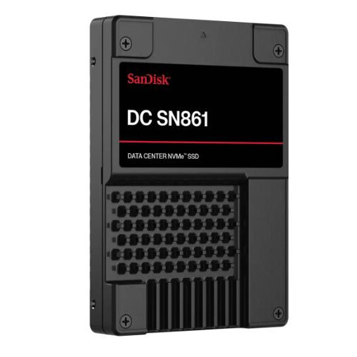Ārējie cietie diski un SSD SANDISK SSD DC SN861 68TB U.2 PCIe Gen5 (SDS6BA176PSP9X30TS2527)