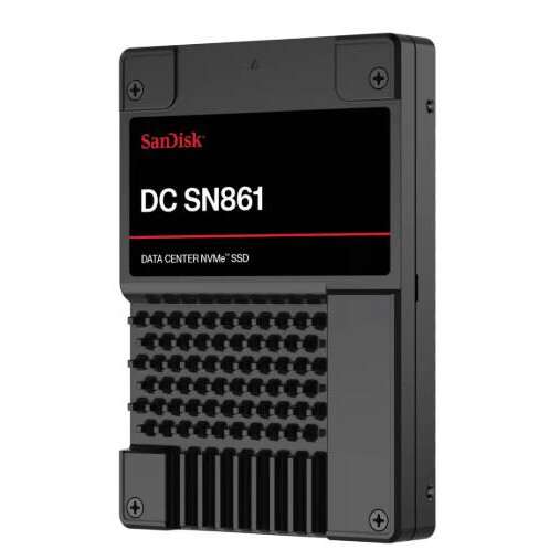 Ārējie cietie diski un SSD SANDISK SSD DC SN861 68TB U.2 PCIe Gen5 (SDS6BA176PSP9X30TS2527) - foto 2