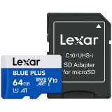 Atmiņas kartes LEXAR MEMORY MICRO SDXC 64GB UHS-I (LMSBLPL064G-BNAN)