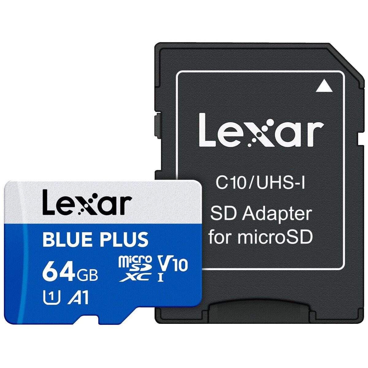 Atmiņas kartes LEXAR MEMORY MICRO SDXC 64GB UHS-I (LMSBLPL064G-BNAN)