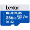 Atmiņas kartes LEXAR MEMORY MICRO SDXC 256GB UHS-I W A (LMSBLPL256G-BNANG) - foto 2