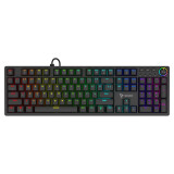 Tastatūra SAVIO STYX RGB Black (STYX BROWN)