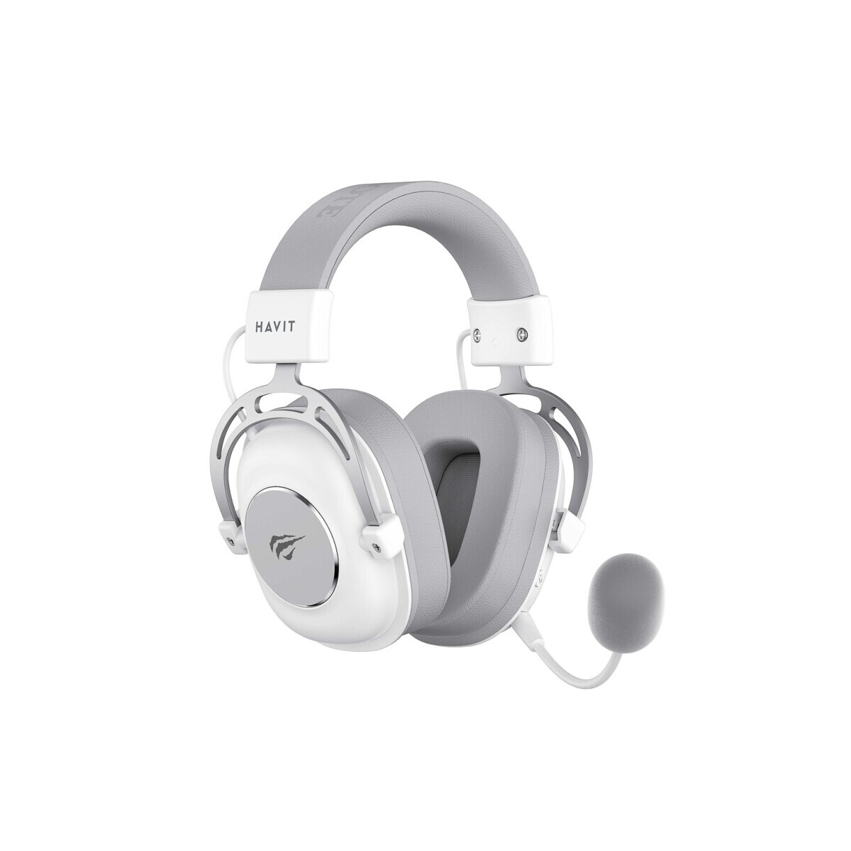 Austiņas Havit H2002YG 2.4G Gaming Headphones White and Grey (H2002YG)
