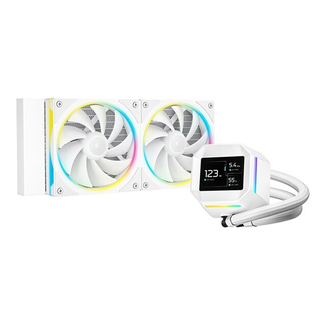 Procesoru dzesētājs Deepcool Liquid CPU Cooler LM240 WH Intel, AMD (R-LM240-WHDMMC-1)
