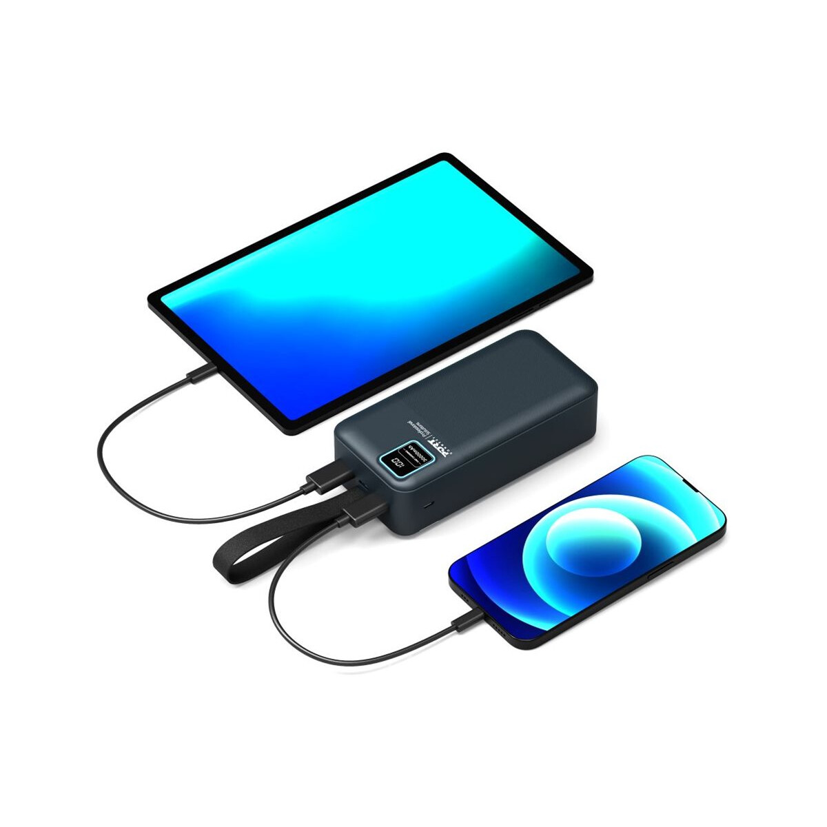 Ārējais akumulators PORT CONNECT 30000 mAh (907003) - foto 2