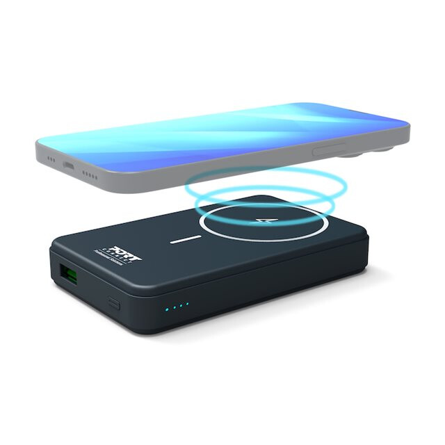 Ārējais akumulators PORT CONNECT Wireless power bank 10000 mAh (907005) - foto 3