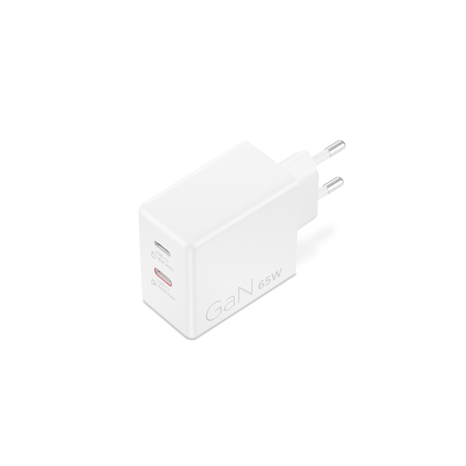 Barošanas adapteris Lenovo Dual USB C 65W GaN Charger USB C (G0A6065WEU) - foto 3