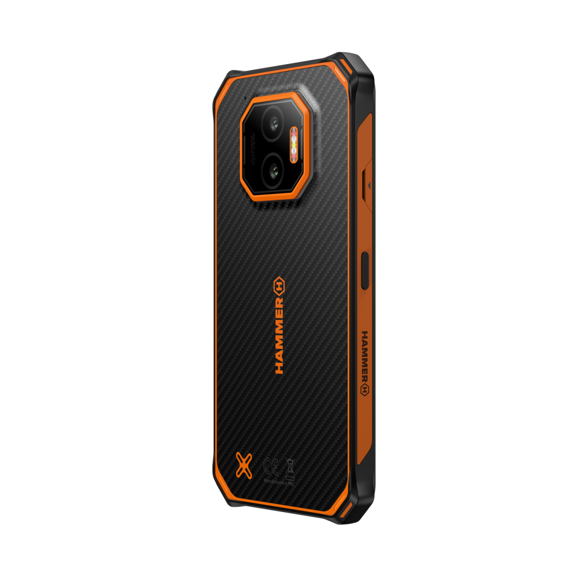 Mobilais tālrunis Hammer Energy X2 5G 8/256GB Black/Orange (TEL001066) - foto 4