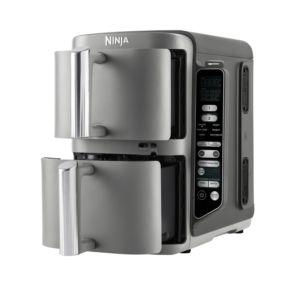 fryer NINJA  Double Stack XL 2-Level Air Fryer with Smart Cook System (SL451EU ) - foto 2