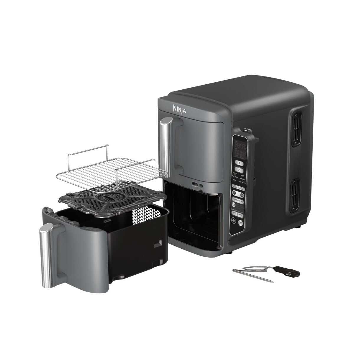 fryer NINJA  Double Stack XL 2-Level Air Fryer with Smart Cook System (SL451EU ) - foto 5