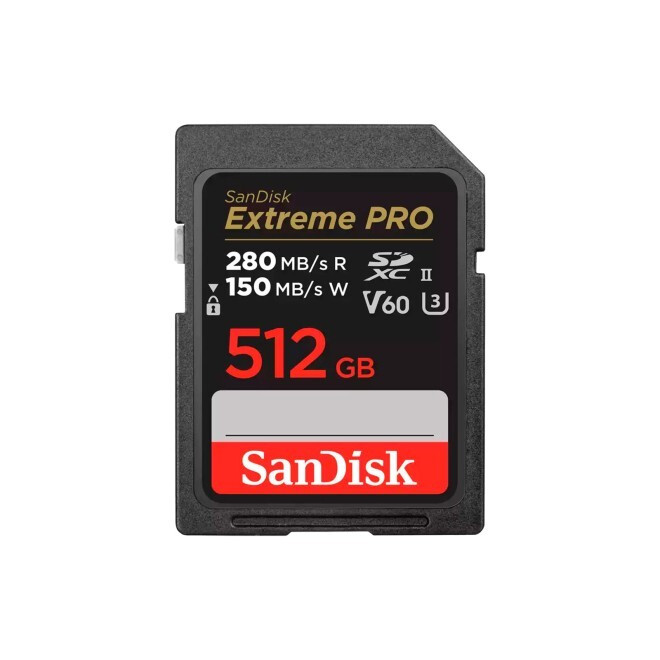 Atmiņas kartes SANDISK SDXC 512GB UHS-II (SDSDXEP-512G-GN4IN)