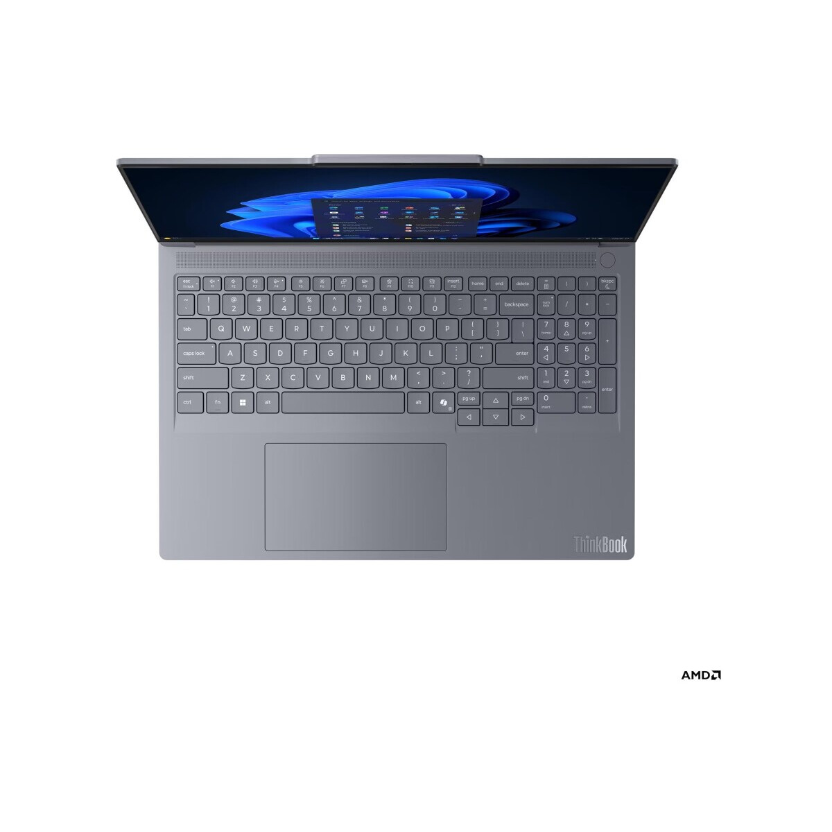 Portatīvais dators Lenovo ThinkBook 16p G6 ADR AMD Ryzen 9 8940HX 32 (2x16GB)/1TB Luna Grey (21U0000XMH) - foto 3