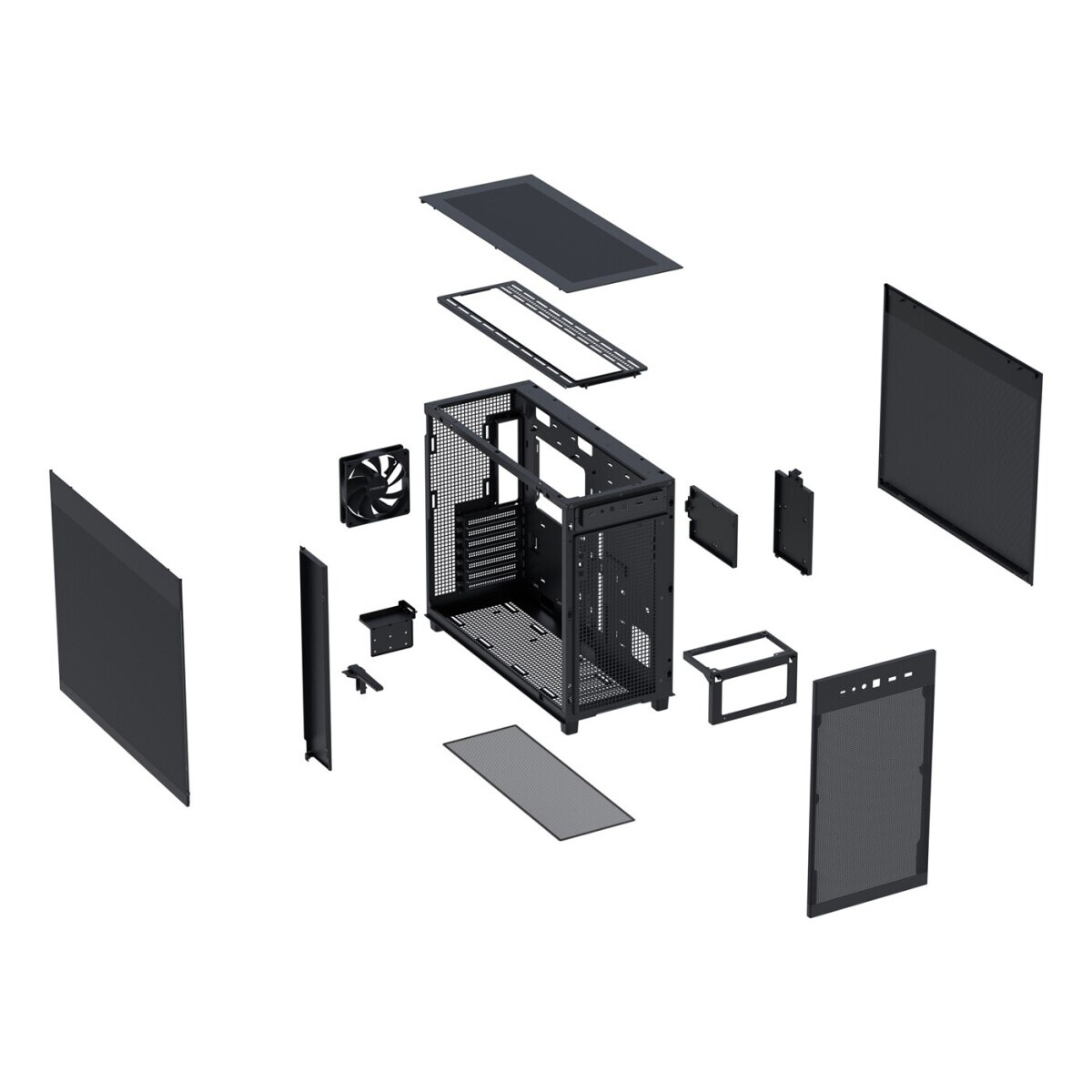 ASUS Prime AP303 Mesh Midi Tower Black (90DC00V0-B39000) - foto 2