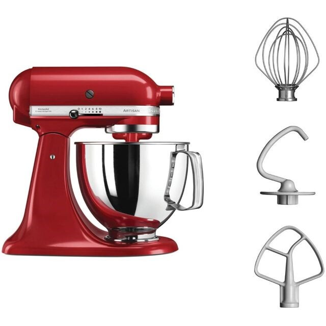Mixer KitchenAid 5KSM125EIB 300W Red
