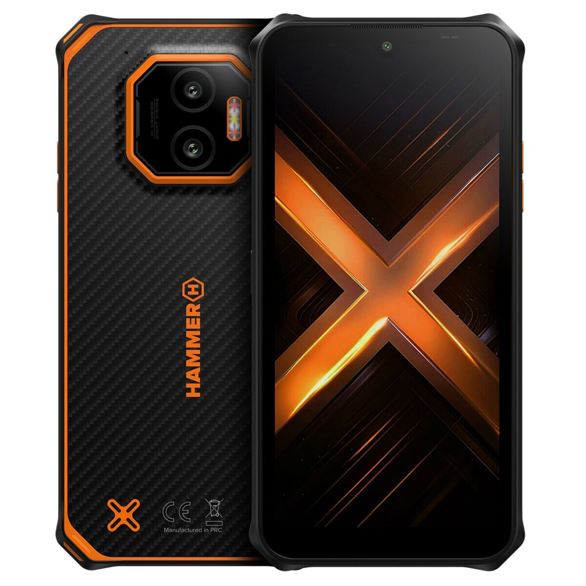 Mobilais tālrunis Hammer Energy X2 128 GB Orange/Black (TEL001059)