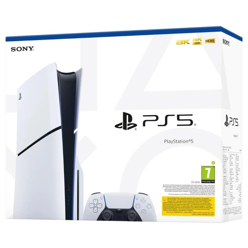 Spēļu konsole Sony PlayStation 5 Slim 1TB white - 711719020172 - foto 2