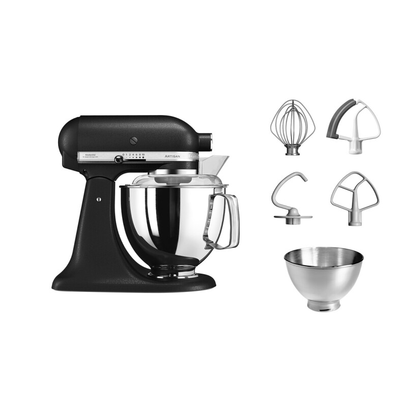 Mixer KitchenAid 5KSM175PSEBK Iron Black 300W - foto 4