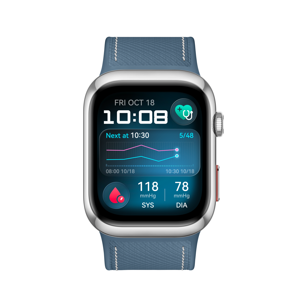 Viedpulkstenis Huawei D2 Blue  (55020FKE)