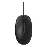 Pele HP 125 Wired Mouse Black (265A9AA)