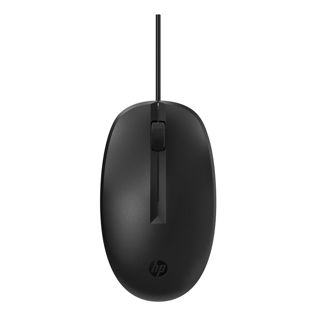 Pele HP 125 Wired Mouse Black (265A9AA)