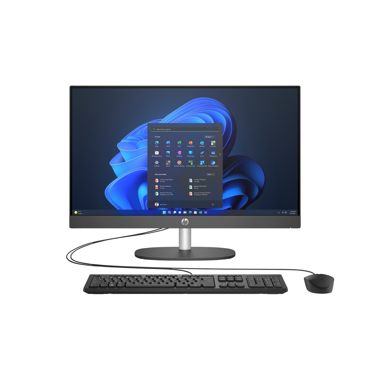 Personālais dators HP ProOne 240 G10 AIO 23.8"FHD IPS AG Ultra 7 155U 16GB 512GB Black (B6ZD7ET)