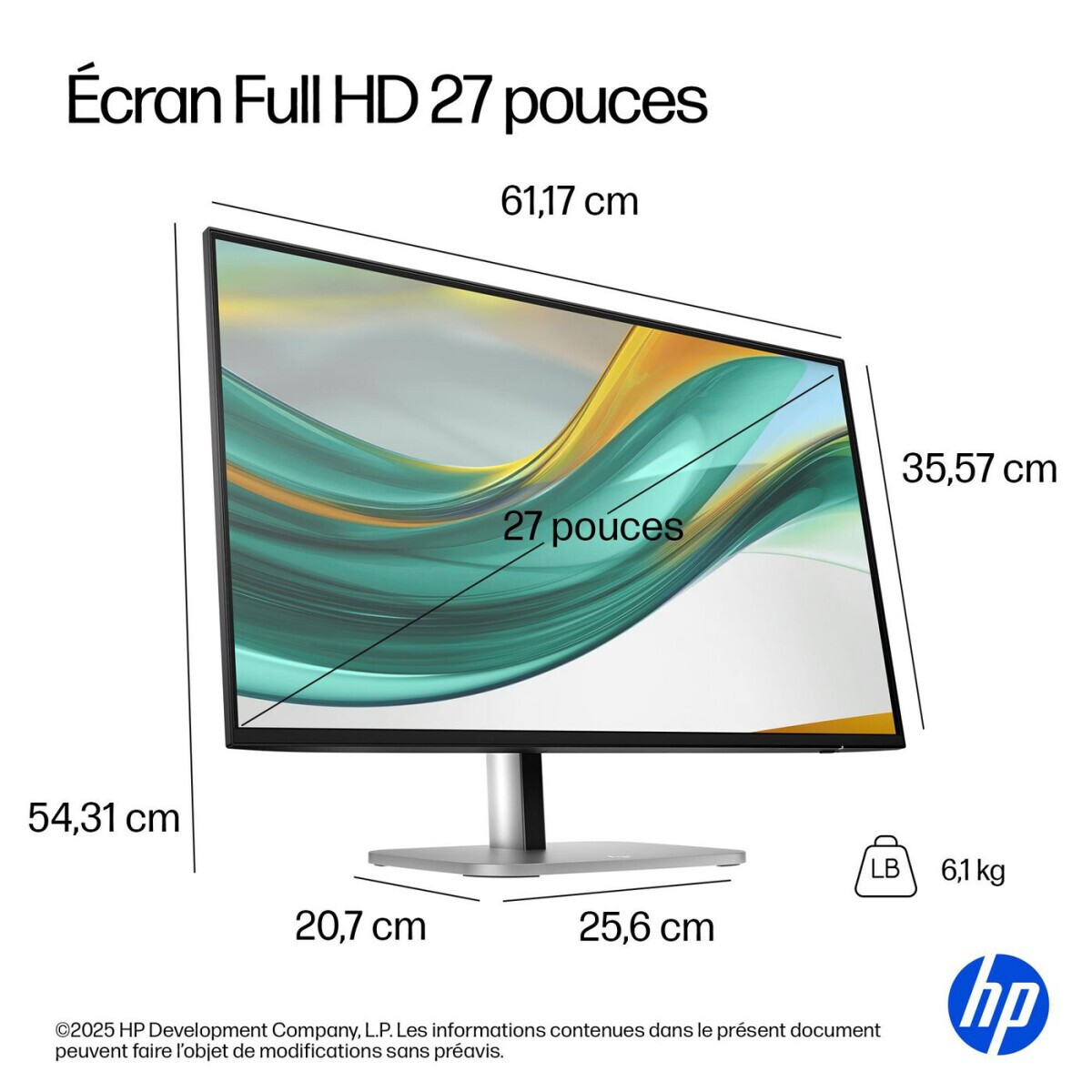 Monitors HP Series 5 Pro  FHD 27 (B28F5A5ABB) - foto 5