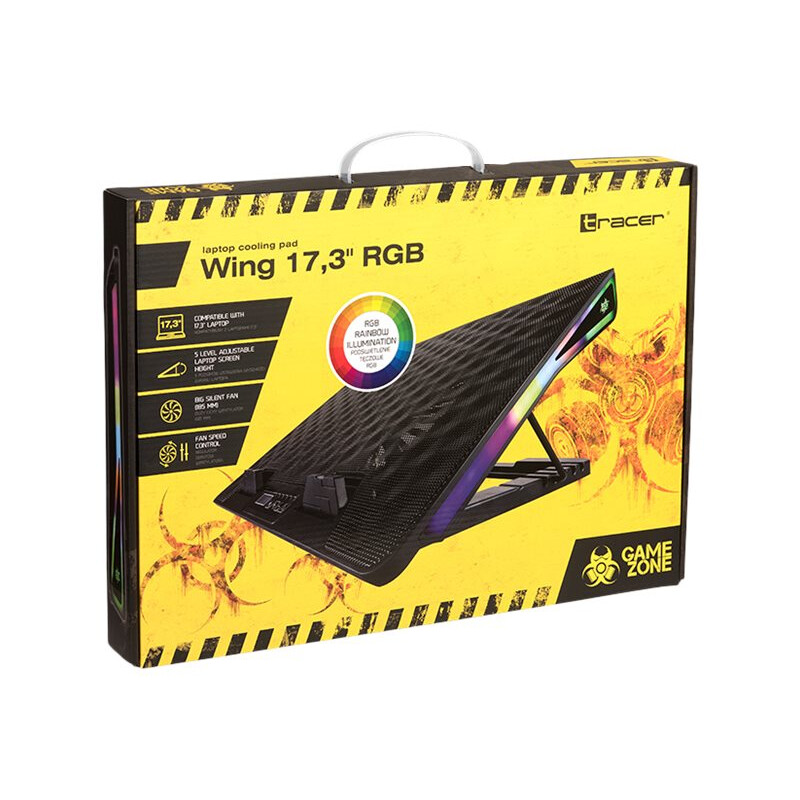 Dzesēšanas paliktnis klēpjdatoram TRACER 17.3 RGB (TRASTA46405)